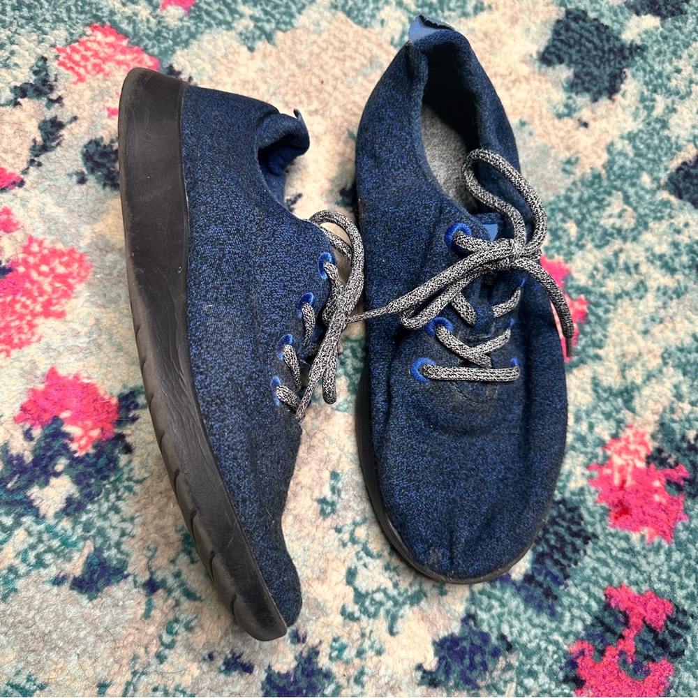 Allbirds Mens Wool Runner in Mizzles Blue Limited Edition Color